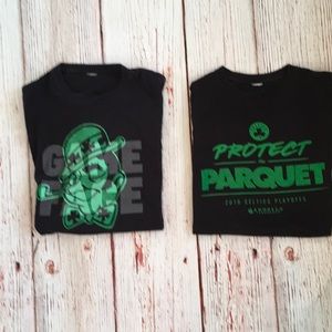 Go Celts! 2 Boston Celtics Graphic Ts Cotton XL